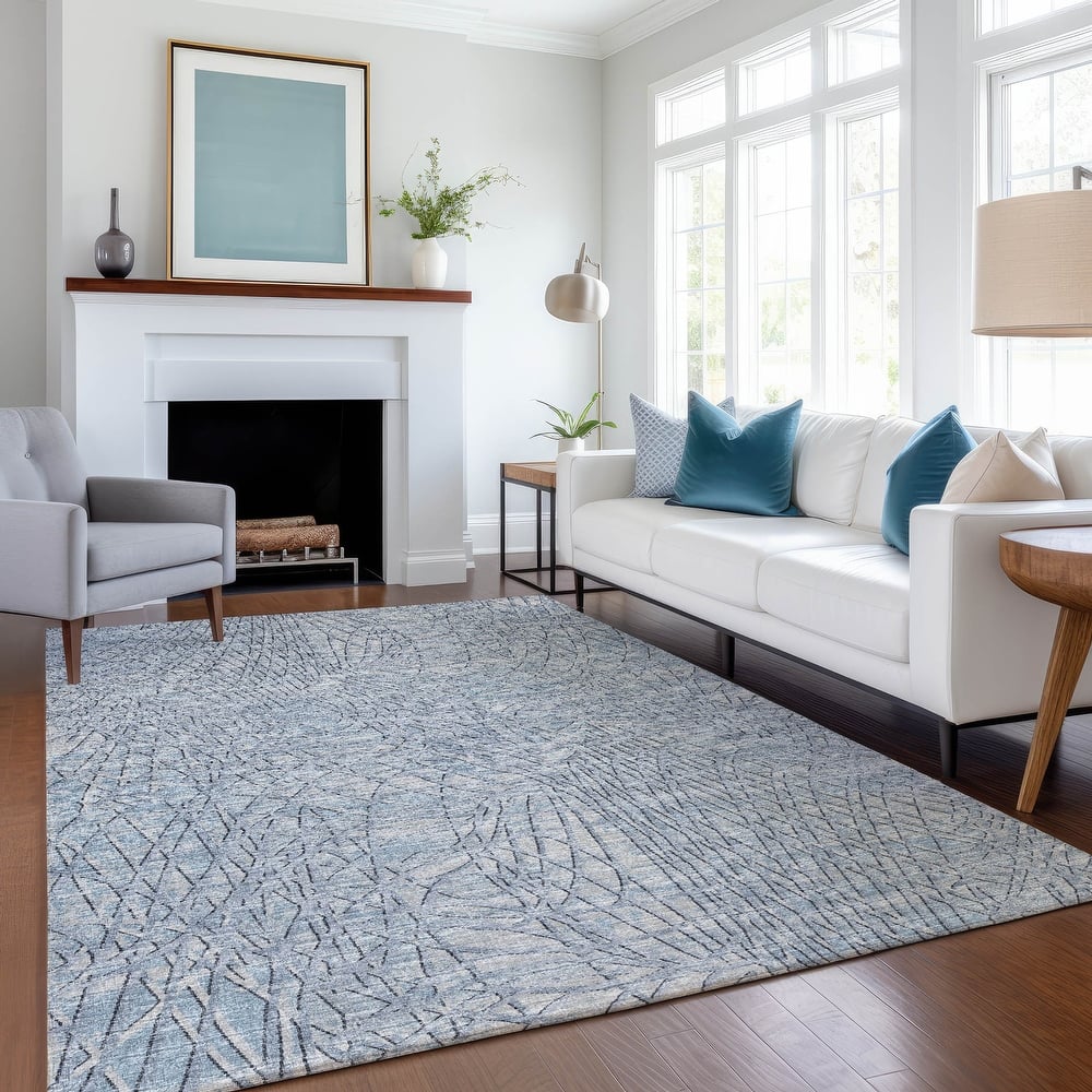 Premium Washable Super Soft Abstract Contemporary Mayfield Rug