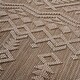preview thumbnail 4 of 6, LOOM & LUXE Collection 6X9 Natural/Traditional Area Rug - 93" D x 79" W x 0.28" H