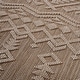 preview thumbnail 5 of 12, LOOM & LUXE Collection Natural/Traditional Indoor/Outdoor Area Rug