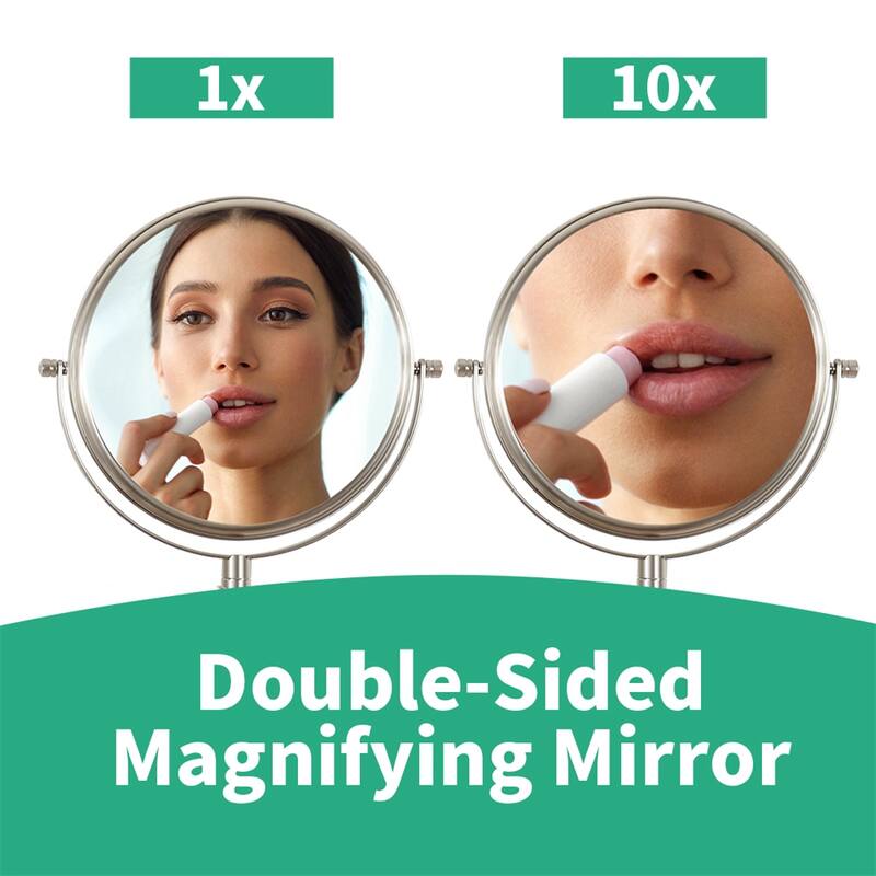 10x/1x Wall Mounted Magnifying Mirror Double-Side Mirrors for Wall