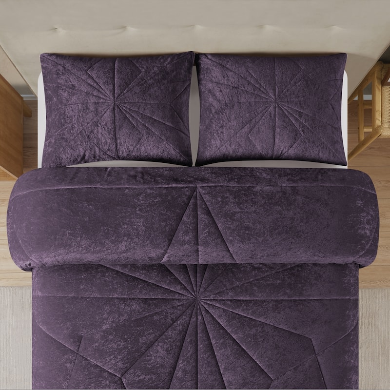 Gabriel Geometric Quilted Comforter Set