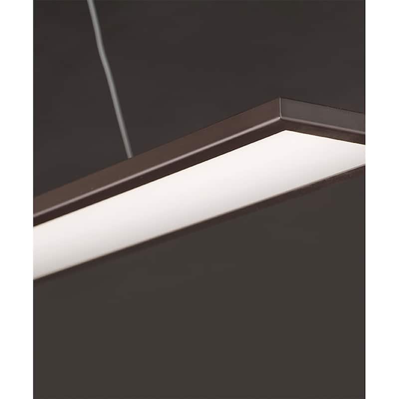 Wafer 24"L 1-Light LED Island Light Fixture Bronze Finish by Maxim