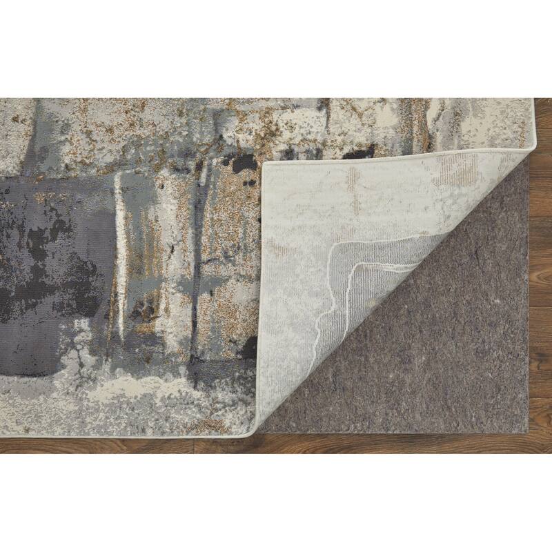 Grand Bazaar Takara Machine Made Watercolor Modern Area Rug