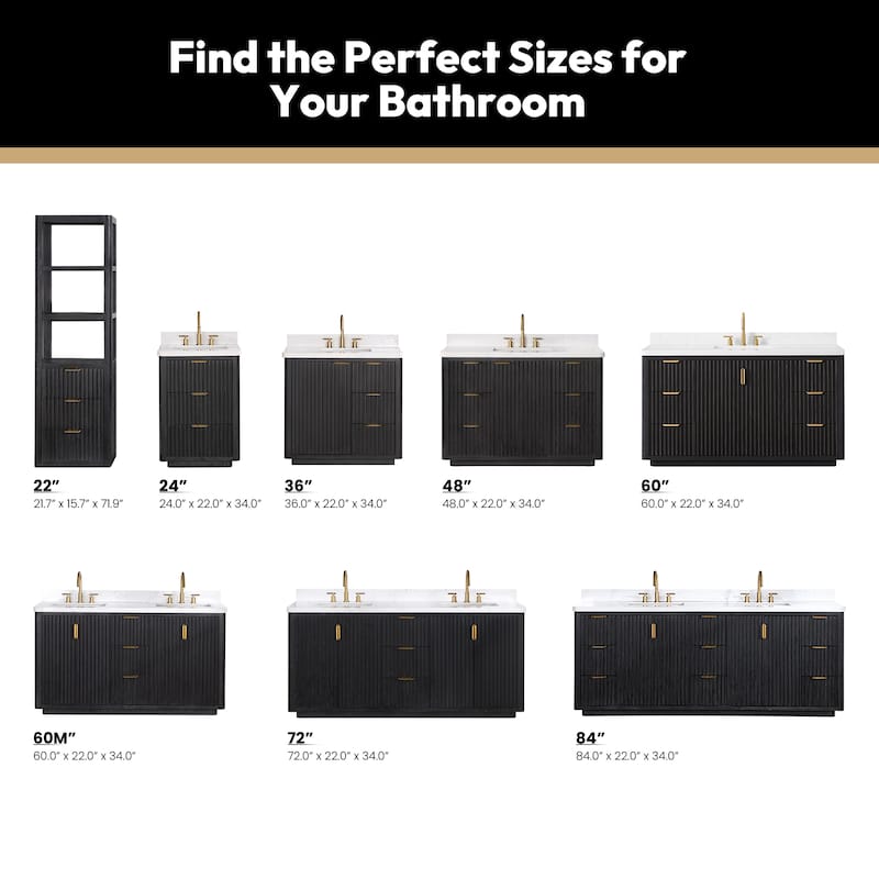 Cadiz Bath Vanity with Composite Stone Top and Mirror