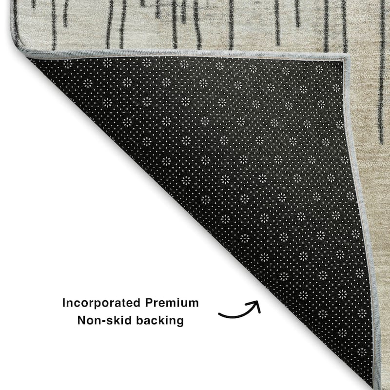 Premium Washable Super Soft Modern Glam Mayfield Rug