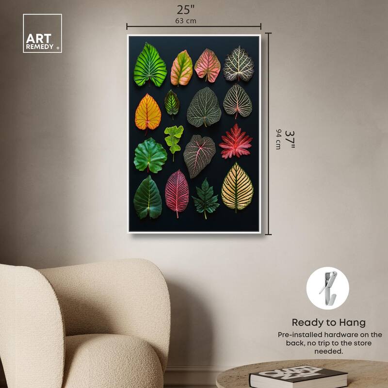 Leaf Lexicon Canvas by Art Remedy