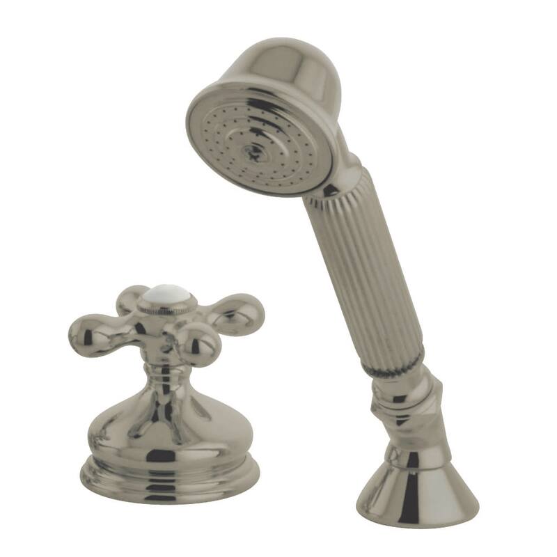 Kingston Brass 1.8 GPM Single Function Hand Shower - Includes Hose and - Brushed Nickel