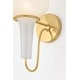preview thumbnail 10 of 9, Hudson Valley Lighting 5813 Adams corner 13" Tall Wall Sconce