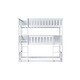 preview thumbnail 41 of 49, Triple Bunk Bed with Ladders,Guardrails,Twin over Twin over Twin