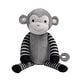 preview thumbnail 1 of 2, Bedtime Originals Jungle Fun Gray/Black Plush Monkey Stuffed Animal - Bingo