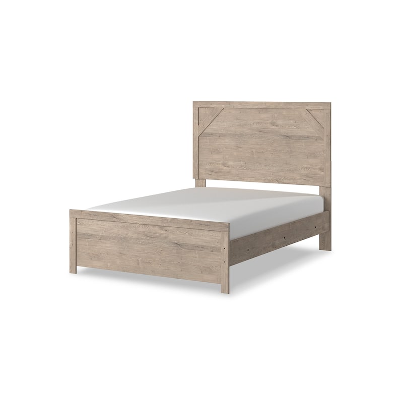 Senniberg Light Brown Panel Bed