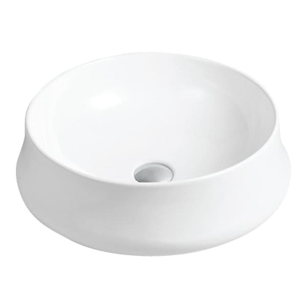 Karran Valera 18" Vitreous China Vessel Bathroom Sink in White. Opens flyout.