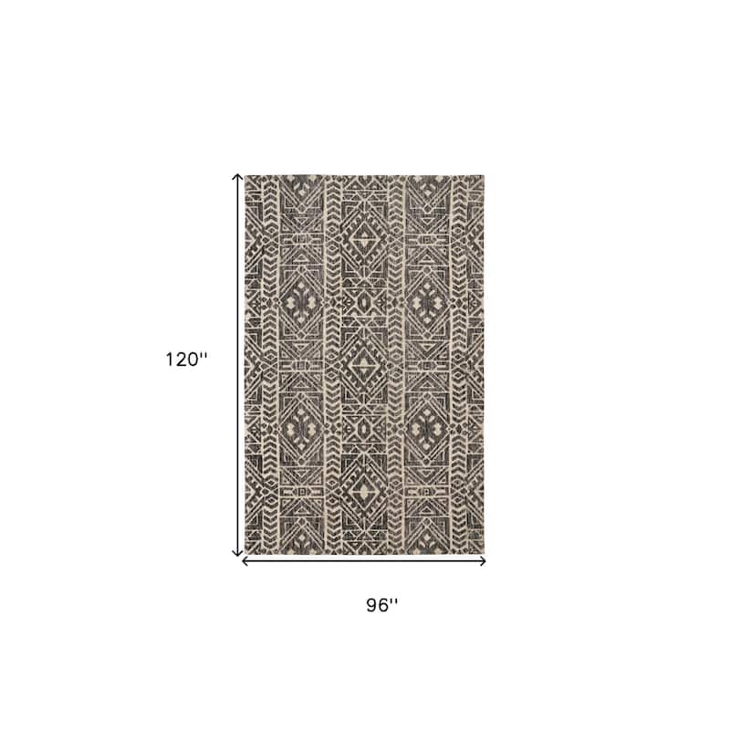 Linear Stripe Design Perfect for Busy Homes Area Rug - 8' x 10'