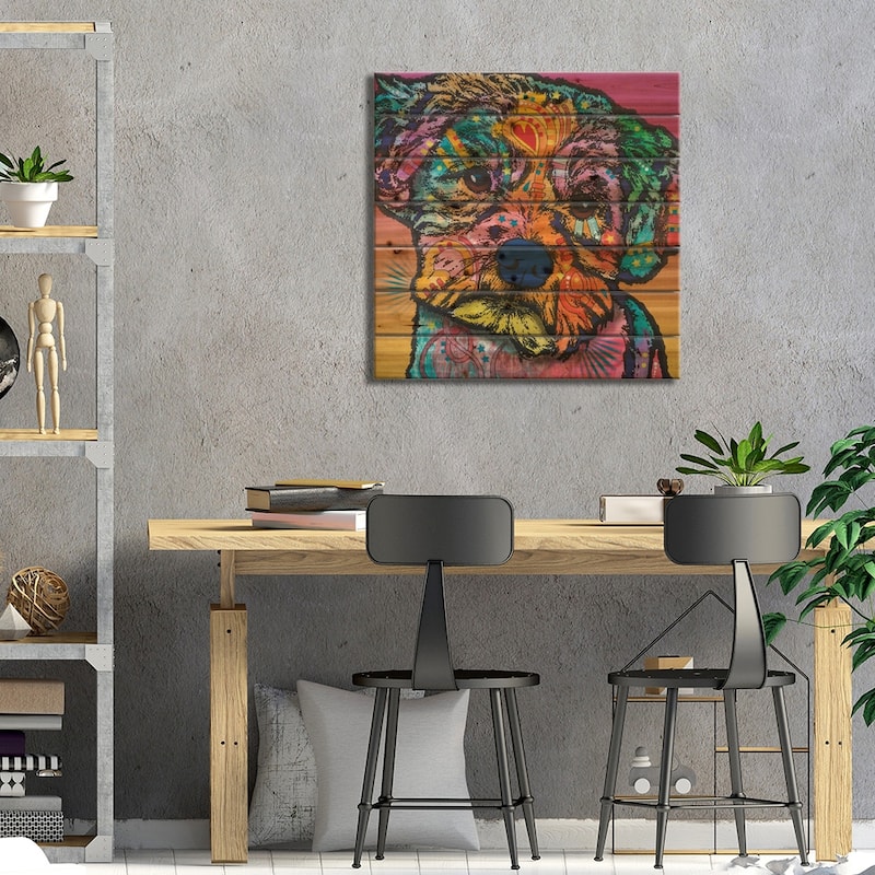 Quincy Print On Wood by Dean Russo - Multi-Color