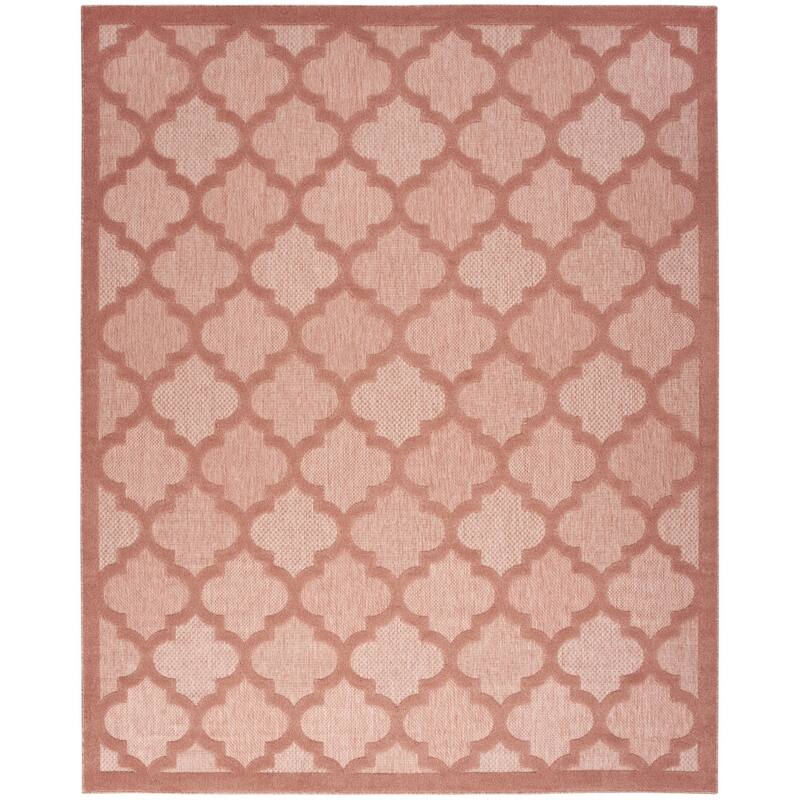 HomeRoots Contemporary Rectangle Outdoor Rug - 9' X 12'