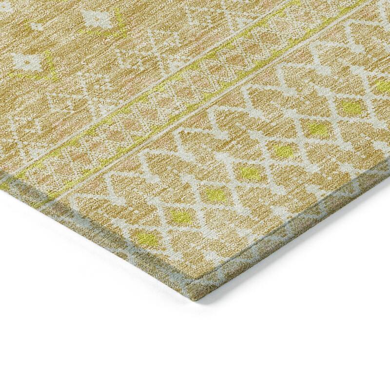 Machine Washable Indoor/ Outdoor Chantille Morrocan Boho Rug