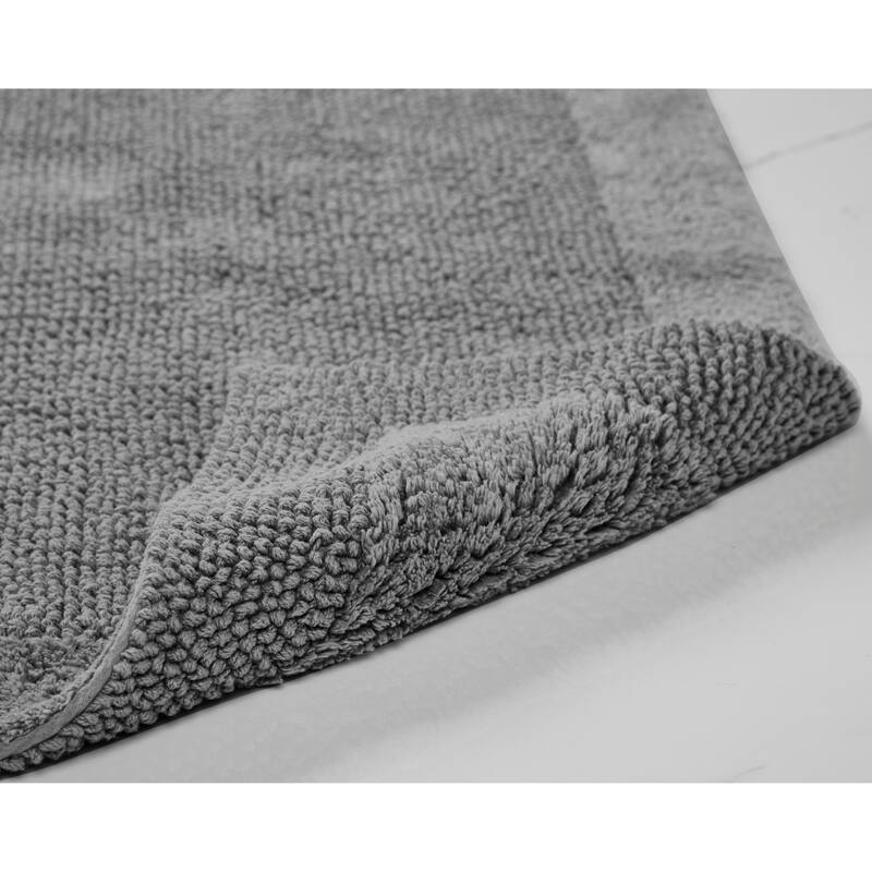 Better Trends Bath Rugs Set 100% Cotton Tufted Soft Water Absorbent Bathroom Rug for Shower, Sink Bath Mats Edge Collection