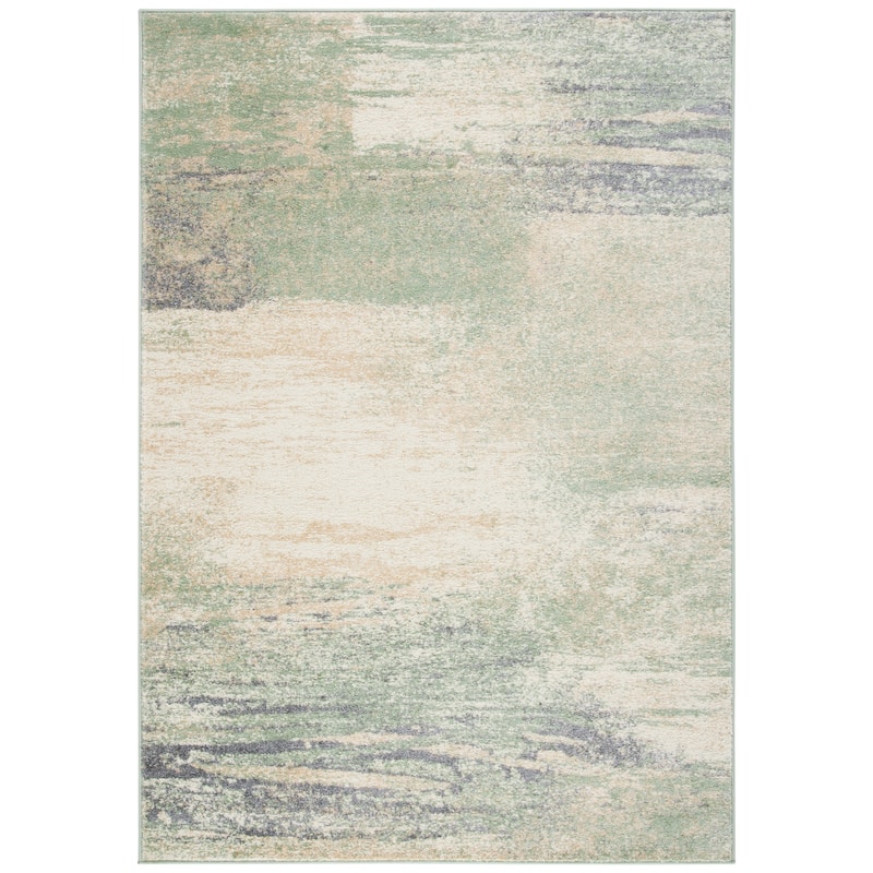 SAFAVIEH Adirondack Brynn Modern Abstract Rug - 2'6" x 4' - Ivory/Sage - Rectangle