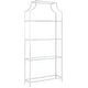 preview thumbnail 5 of 15, SAFAVIEH Slater 36-Inch Glass Tier Etagere Bookshelf, White - 36" x 12" x 80"
