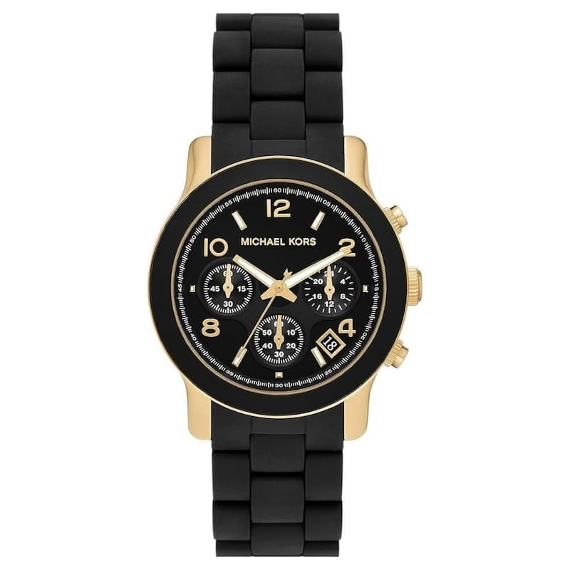 Michael Kors Women's Runway Black Dial Watch - MK7385 - One Size
