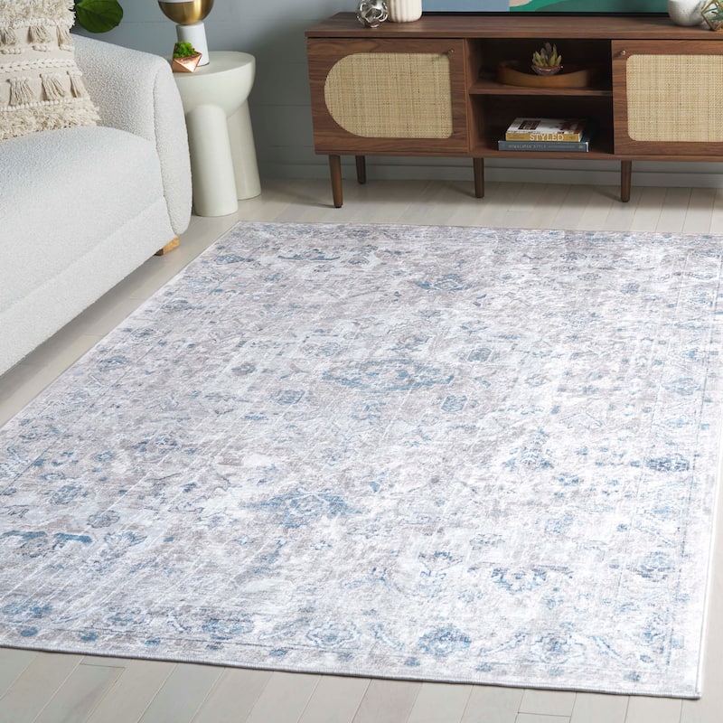 SAFAVIEH Orlando Aurore Traditional Rug - 5'3" x 7'6" - Grey/Blue
