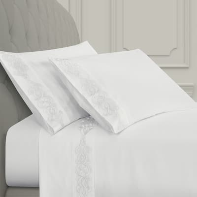 J. Queen New York Imperial Embroidered Sheet Set
