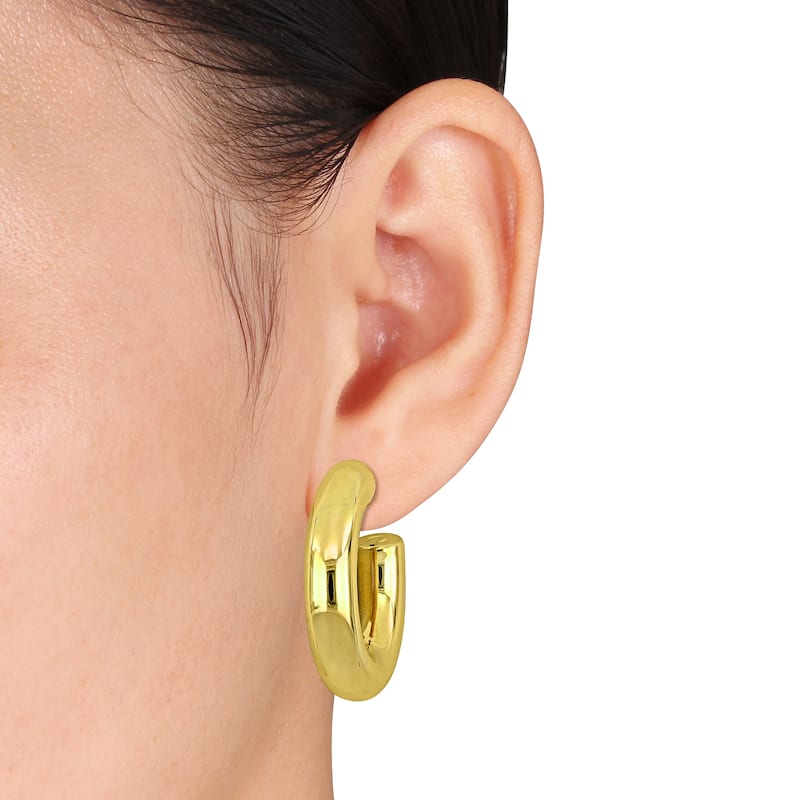 Miadora 39mm Hoop Earrings in 14K Yellow Gold