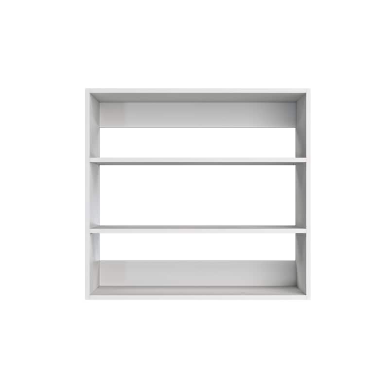 Prepac Elite 32"W Upper Cabinet, White Pantry Kitchen Storage Cabinet, Laundry Room Cabinet with 2 Adjustable Shelves