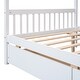 preview thumbnail 31 of 47, Wooden House Bed With Drawers