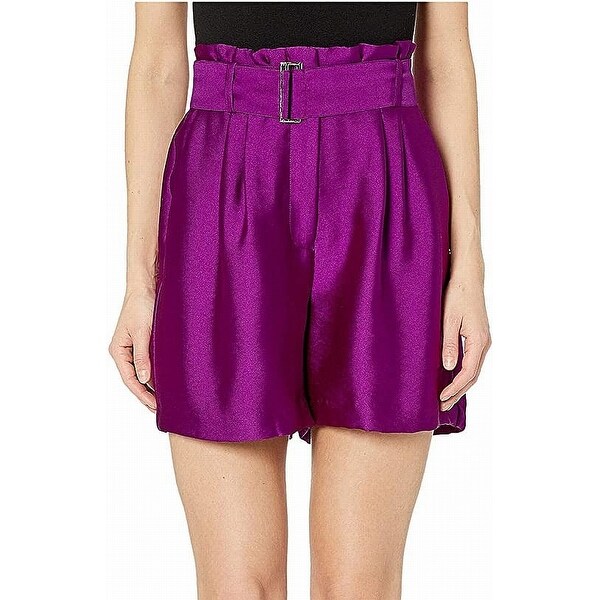 satin paper bag shorts