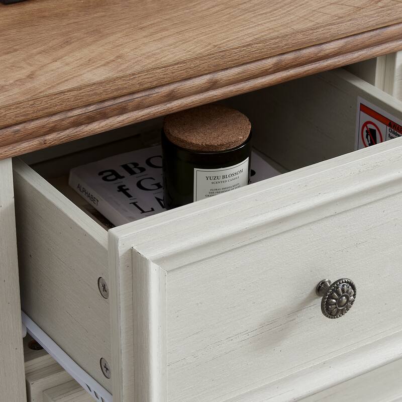 Roomfitters Modern Drawer Dresser, Chest of Drawers with Closet Organizers and Storage, Farmhouse Style Clothes Cabinet