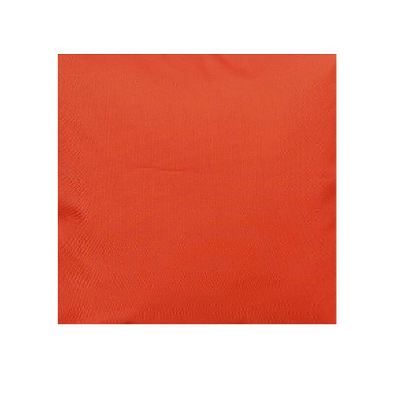 Boston Outdoor Cabana Stripe Tufted Chair Pad Orange 16 X 16 - Set of 2