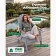 preview thumbnail 18 of 58, WINSOON All Weather HIPS Outdoor Folding Adirondack Chairs Set of 8
