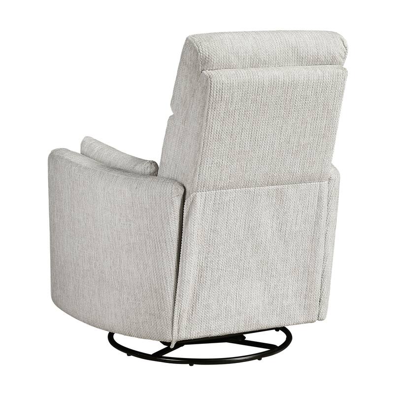 Abbeville 33" Microfiber Manual Swivel Glider Reclining Chair