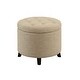 preview thumbnail 2 of 48, Copper Grove Chrysanthemum Round Storage Ottoman