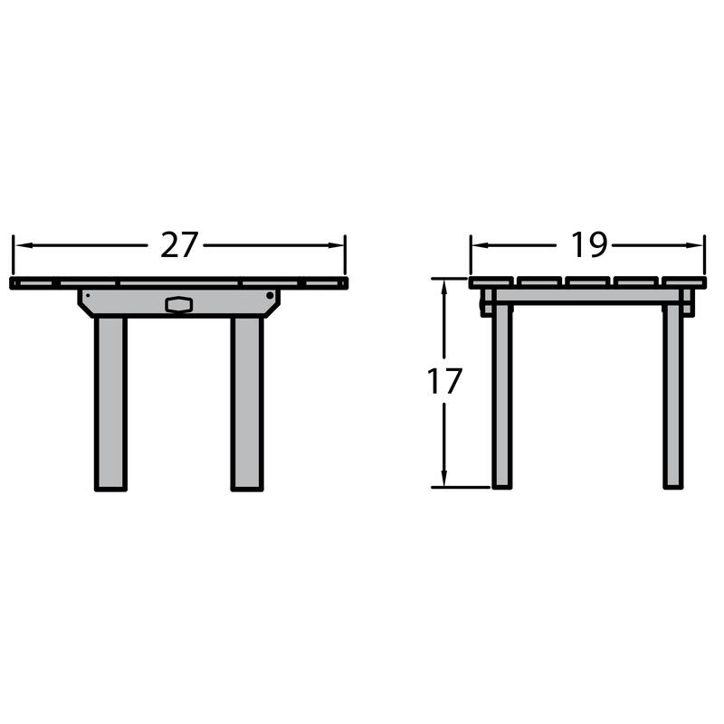 ELK OUTDOORS Eco-Friendly Essential Side Table