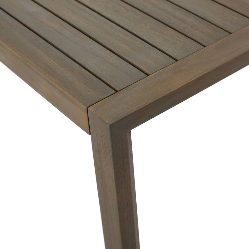 Leah Outdoor 6-Seater Acacia Wood Chat Set by Christopher Knight Home
