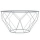 preview thumbnail 13 of 44, Malibu 29" Modern Octagon Center Coffee Table with Tempered Glass Table top & Sturdy Metal Geometric Base for Living Room Office