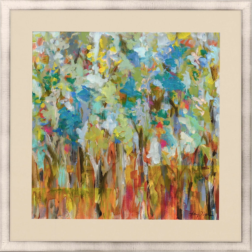 Meditations in Nature Framed Art Giclee Under Glass - Blue