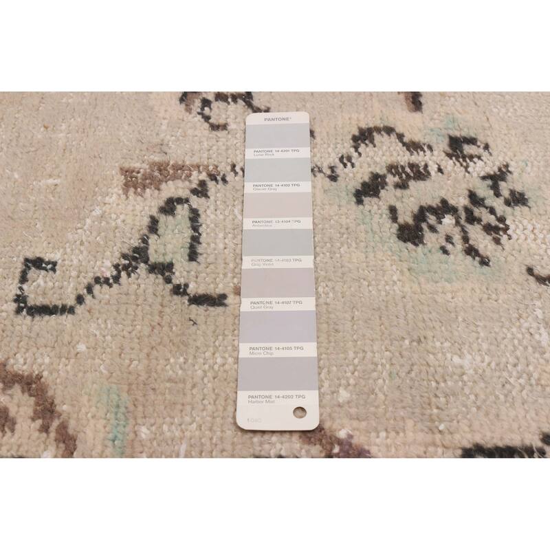 ECARPETGALLERY Hand-knotted Antalya Vintage Grey Wool Rug - 5'7 x 9'9