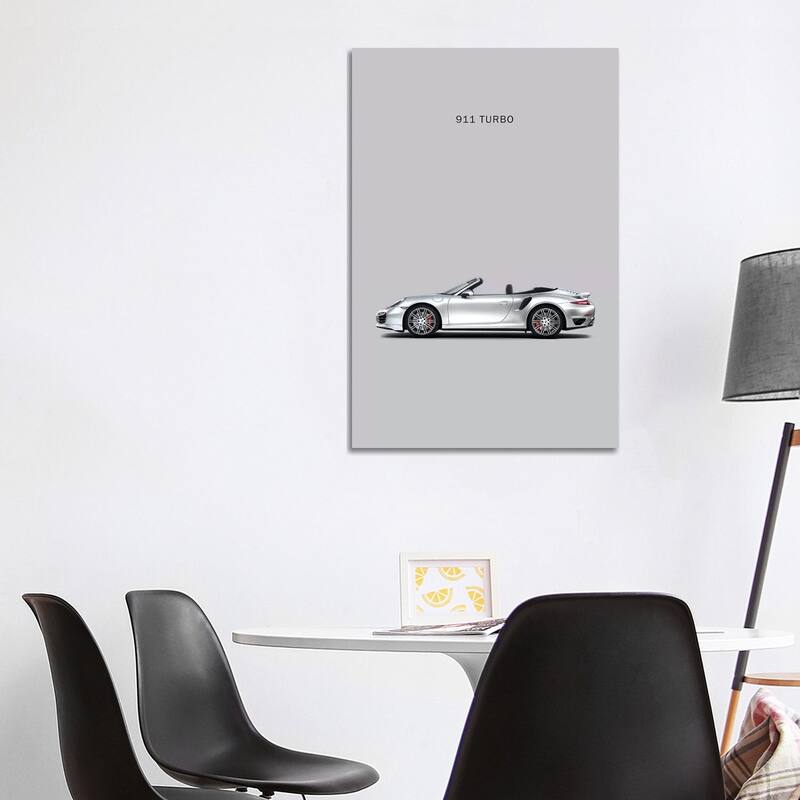 iCanvas "Porsche 911 Turbo Cabriolet" by Mark Rogan Canvas Print - 40x26x1.5