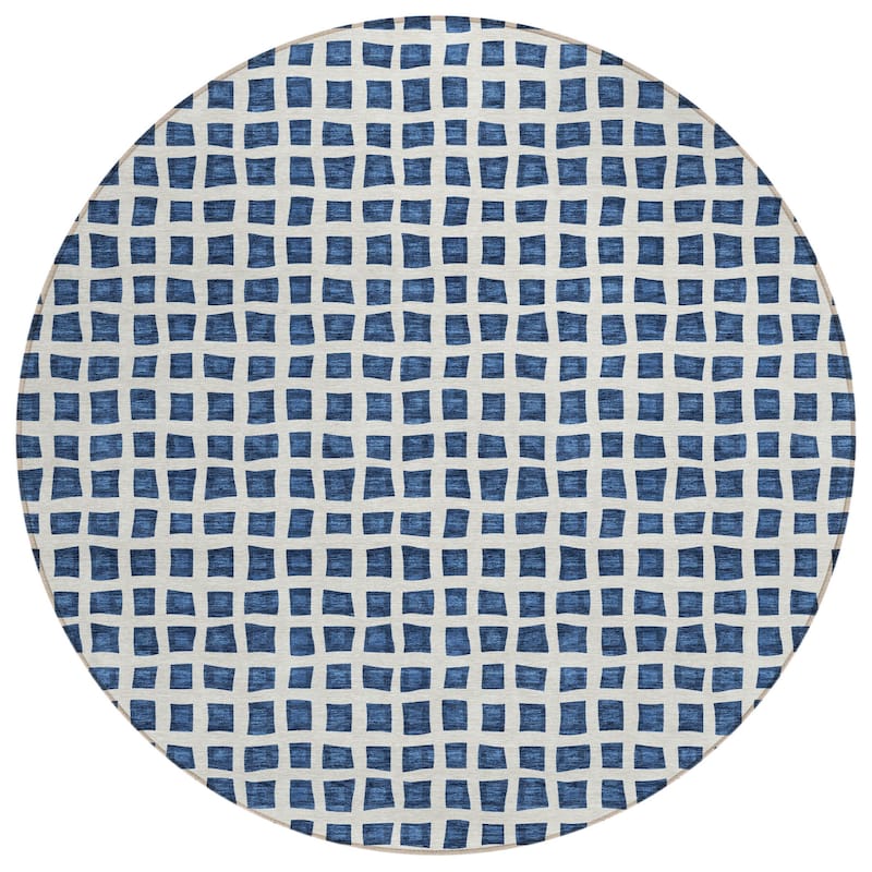 HomeRoots Geometric Transitional Rectangle Outdoor Rug