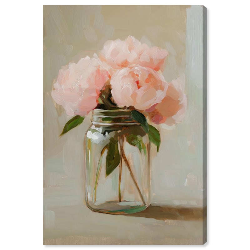 Jar of Petals Canvas by Art Remedy, Gallery Wrapped - 16" x 24"