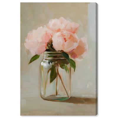 Jar of Petals Canvas by Art Remedy, Gallery Wrapped