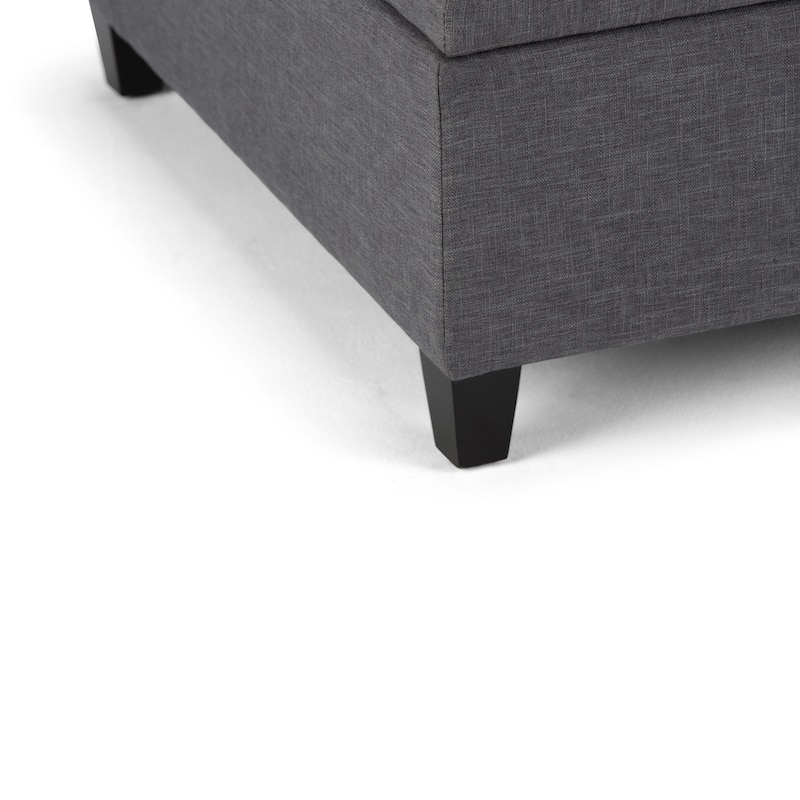 WYNDENHALL Tyler 36 inch Wide Contemporary Square Table Ottoman