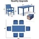 preview thumbnail 3 of 8, WINSOON 7-Piece HIPS All Weather Outdoor Patio Dining Sets with Umbrella Hole, 1-Table and 6-Chairs