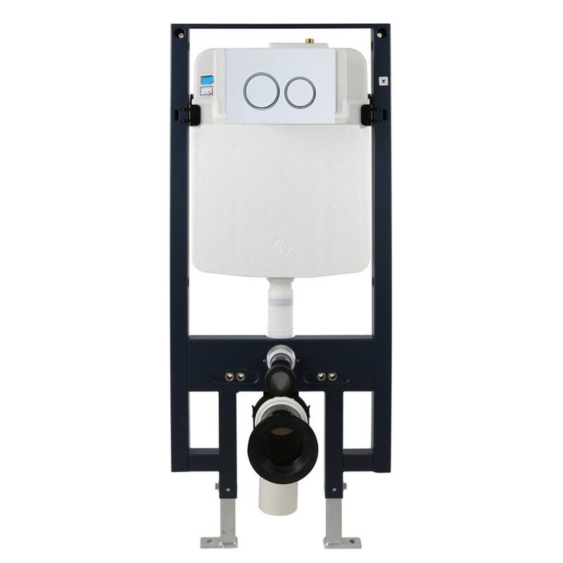 Eago PWG380 1.1 / 1.6 GPF Dual Flush Toilet Tank Only with Actuator - White