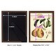 preview thumbnail 120 of 138, Printed Tuscan Fruits IV -Framed Print w/glass-Cherry Red