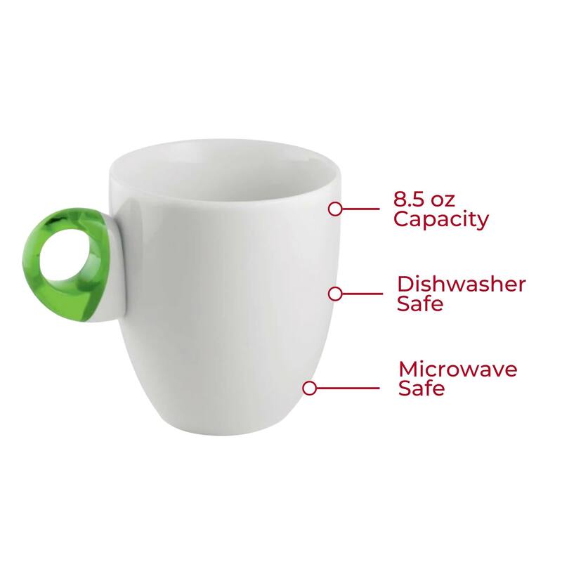 Guzzini Set of 4 Everyday Feeling Mugs