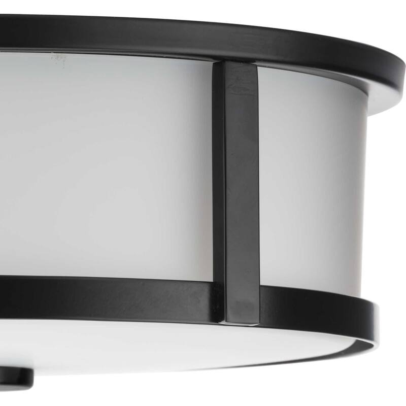 Progress Lighting P350254 Gilliam 2 Light 13" Wide Flush Mount Drum